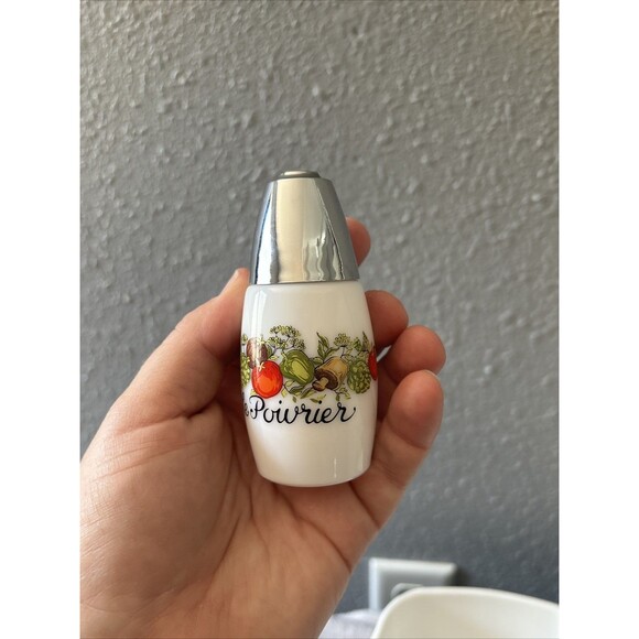 Lot Of Corning Ware 1 3/4 & 2 3/4 Cup Spice Of Life Petite Casseroles, S&P Set - Picture 11 of 16